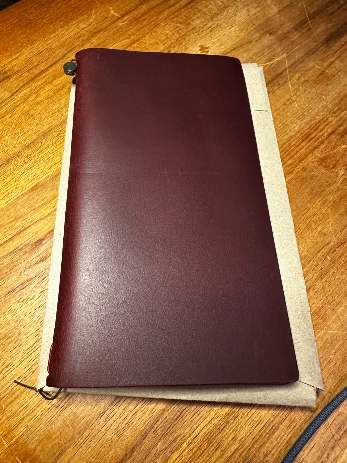 Traveler’s Company LOVE AND TRIP Notebook Red Leather Cover Regular