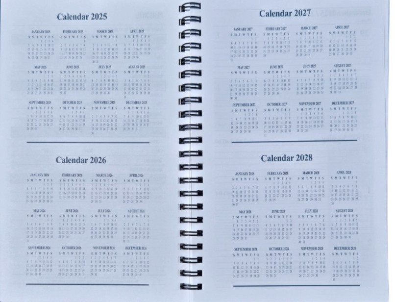 2026 Weekly/Monthly Planner, organizer, Appointment book, 5″ x 8″ Select color