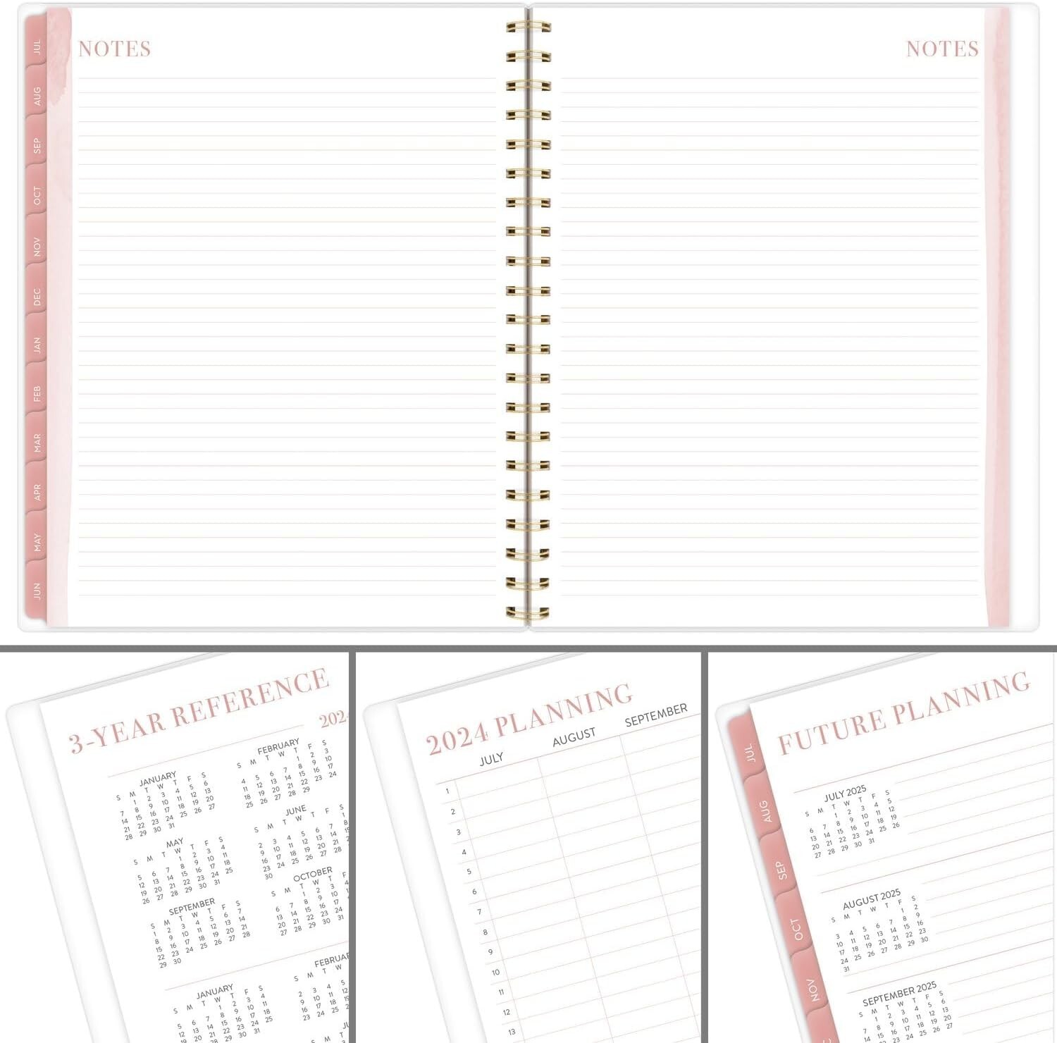 Cambridge Planner 2024-2025 Academic Leah Bisch, Weekly & Monthly, 8-1/2″ x 11″