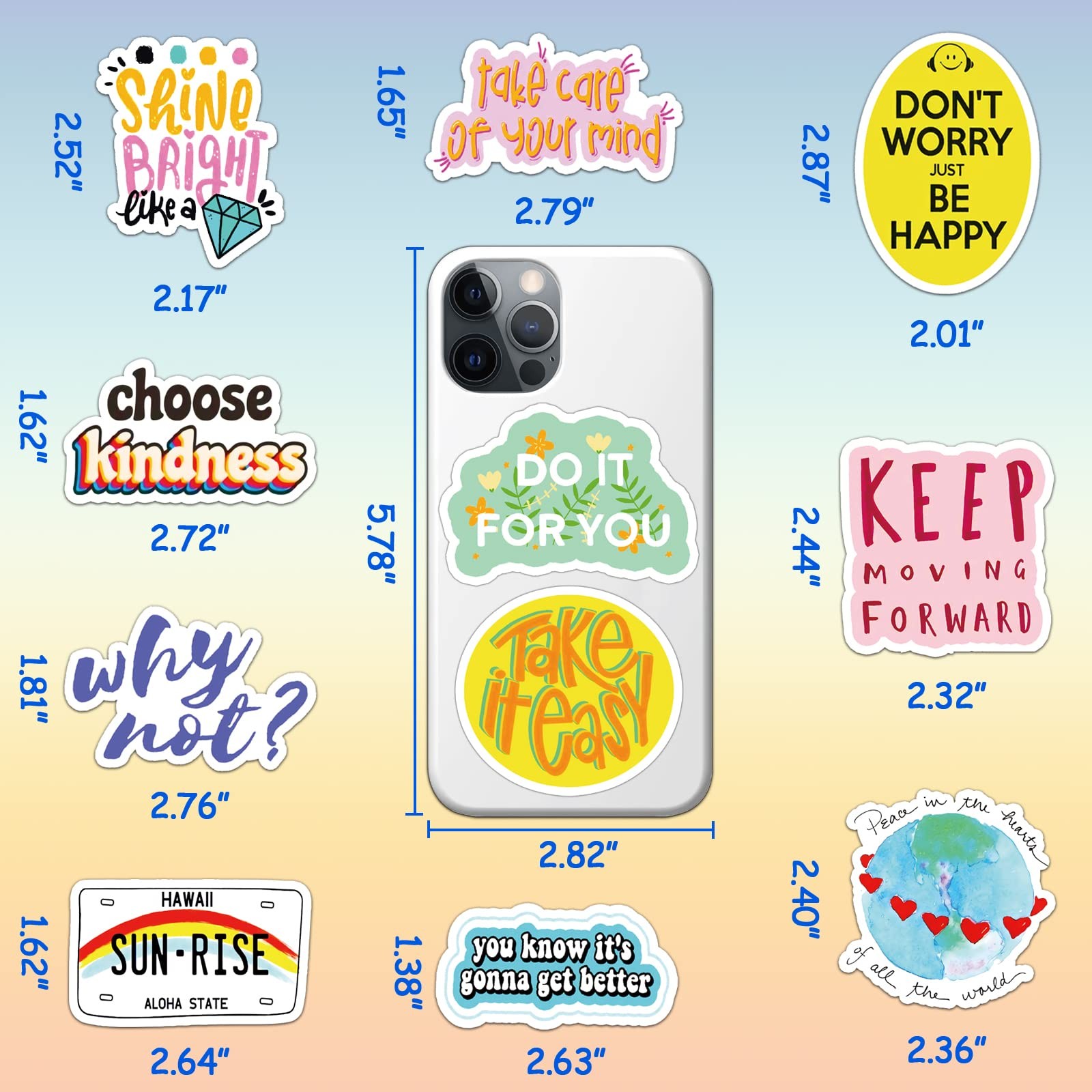 150Pcs Motivational Stickers for Kids Teens Students Teachers Planners