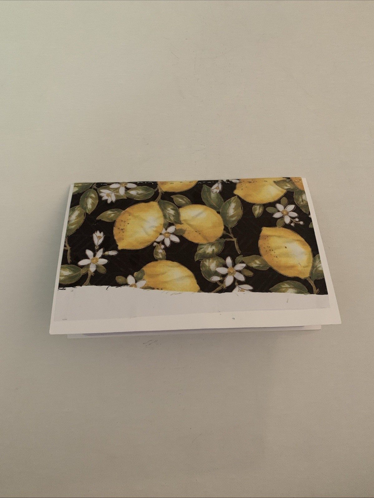 Lemon Citrus Handmade Journal – Mini Motivational Pocket Notebook for Women