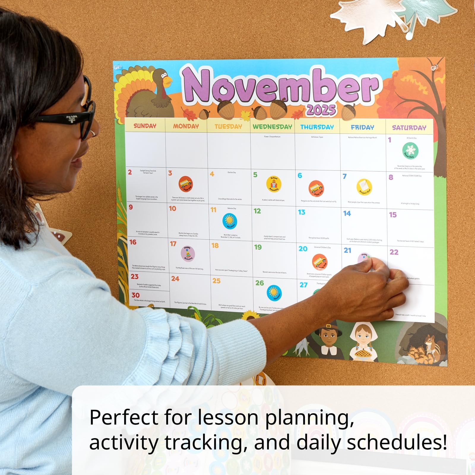 Really Good Stuff Monthly Calendar Pages 2025-2026 – Primary