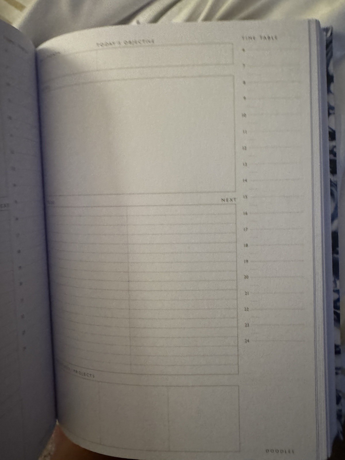 Urban Outfitters Ohh Dear Marble Ink Daily Planner