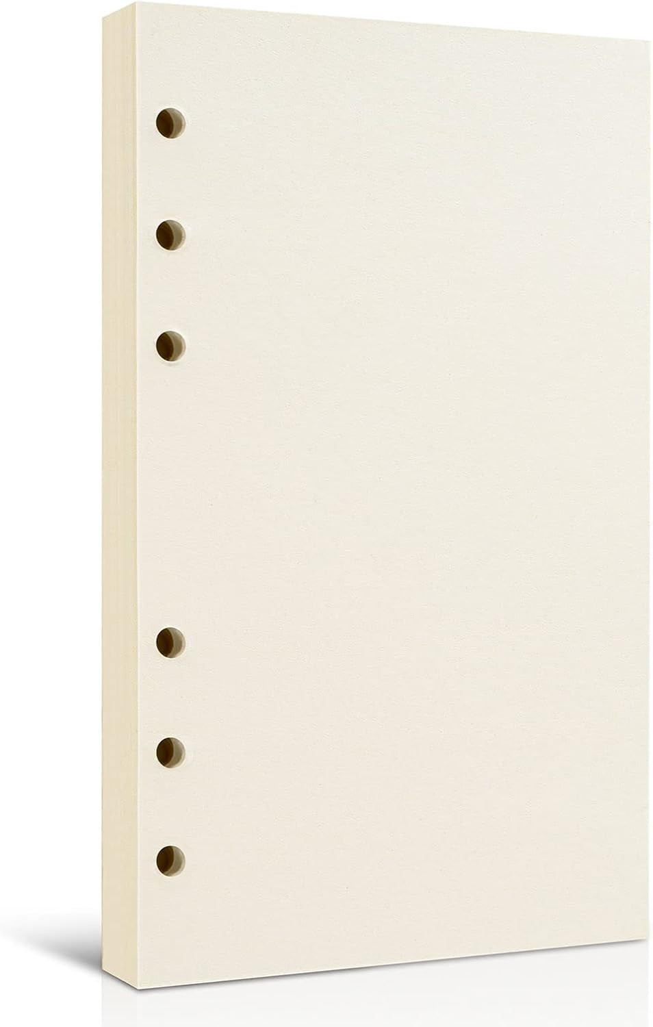 Refillable Blank Paper for 6-Ring Binders – A6 Size, 80 Sheets (160 Pages) – Ide