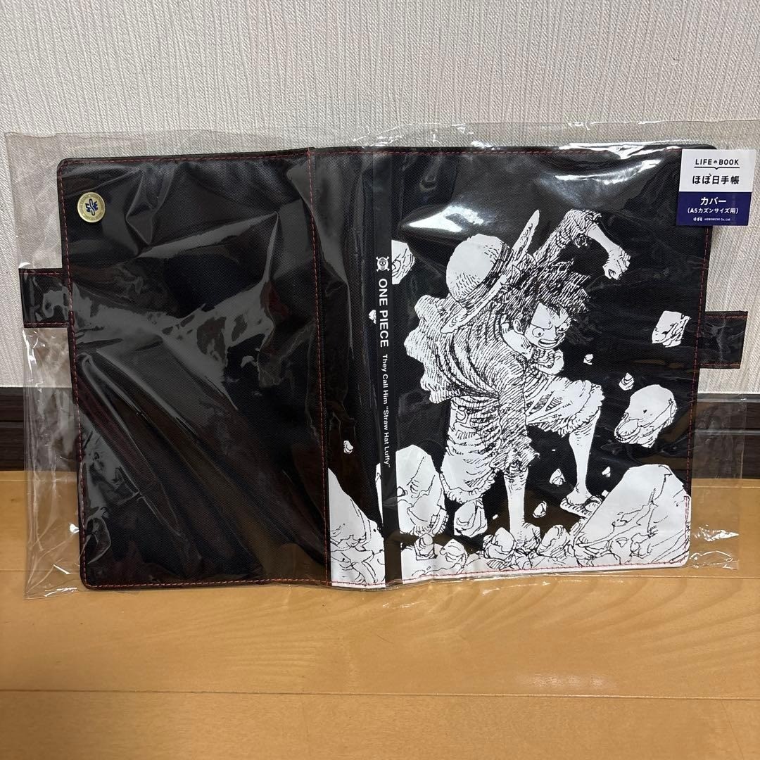 Hobonichi Techo Cover ONE PIECE Luffy Black Cousin A5 size JAPAN NEW