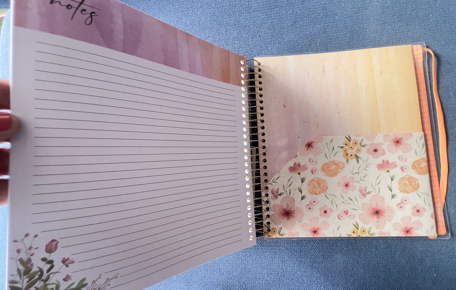 17 Month Planner ZINNIA GARDEN Aug 2025 -Dec 2026 Weekly Planning Note Page Gift