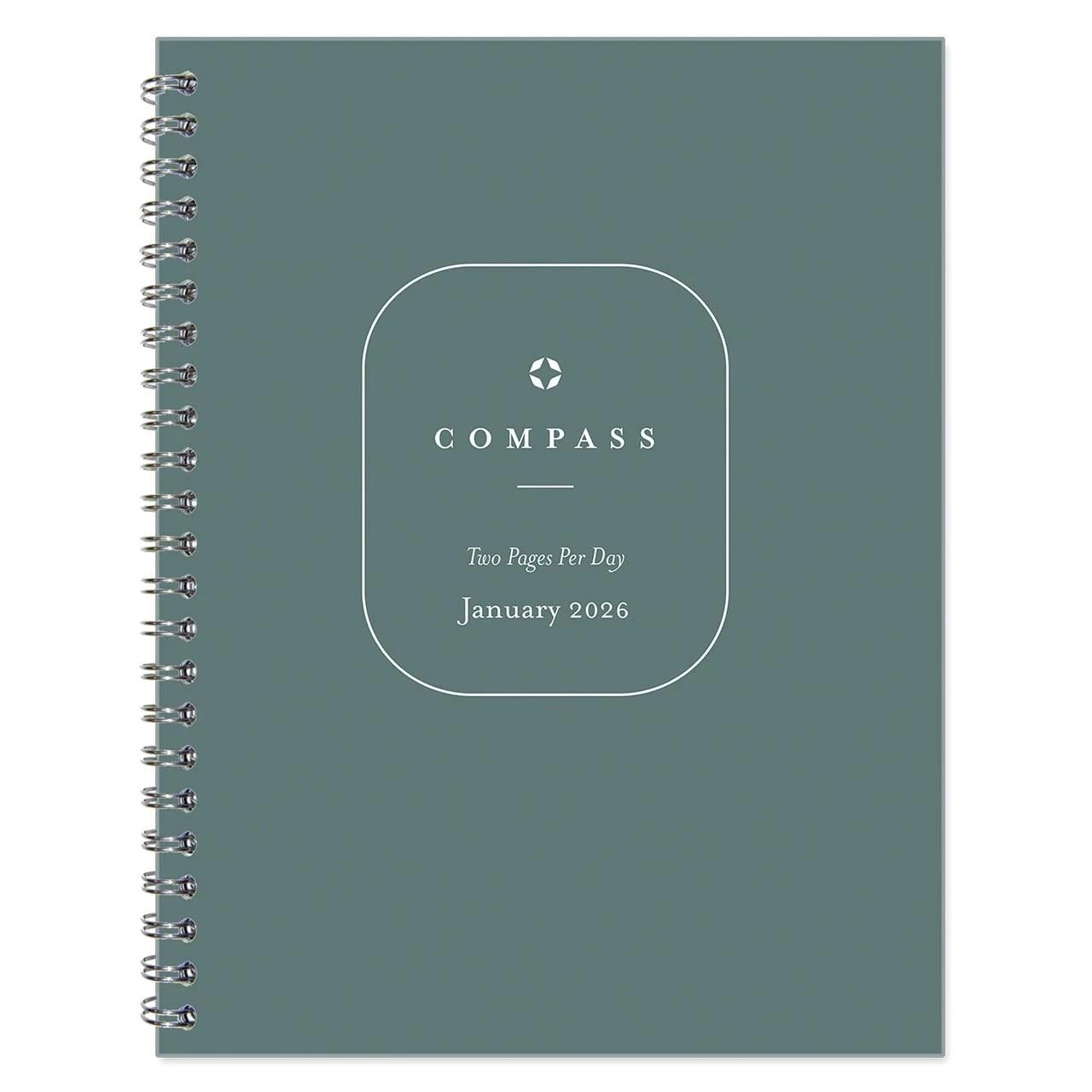 Franklincovey – Compass Planner Refill | Two Pages Per Day Wire-bound (monarc…