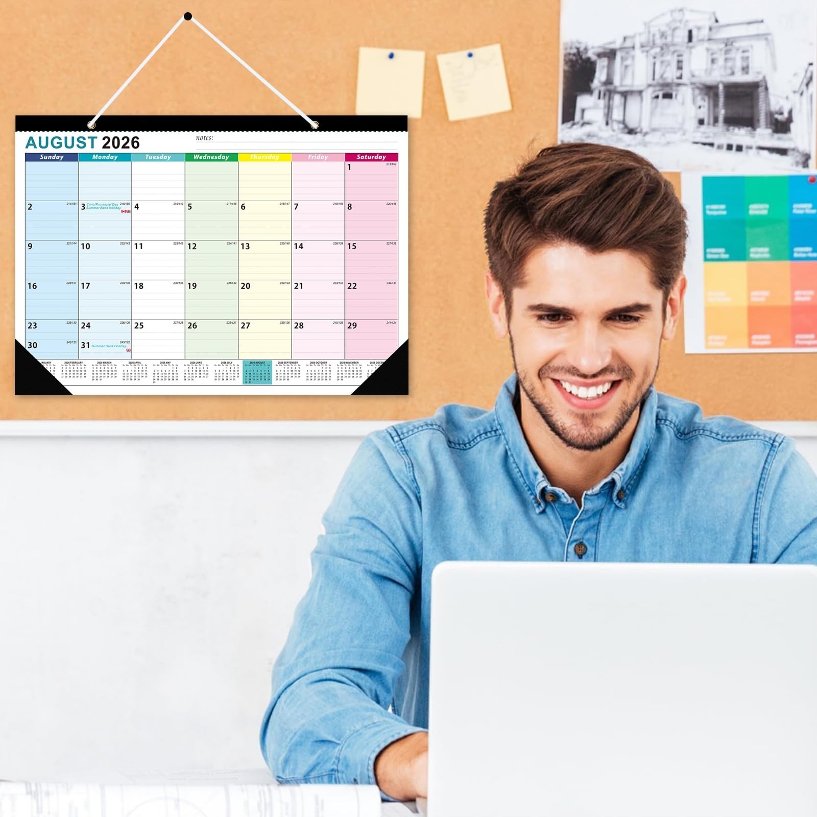 Desk Calendar 2026-2027 – 18 Month Desk Calendar july 2026-2027 Dec, 17″ x 12…