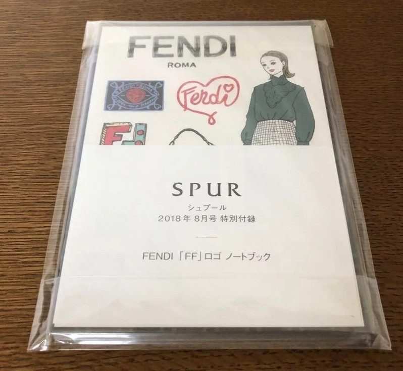 FENDI Notebook & stickers set NEW Authentic Journal novelty NEW