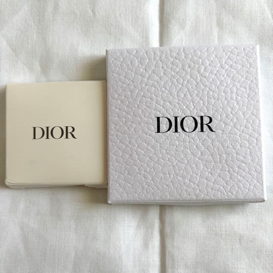 Dior Smartphone Ring Star Square Set Unused Silver 2 Piece Collectible Gift Item