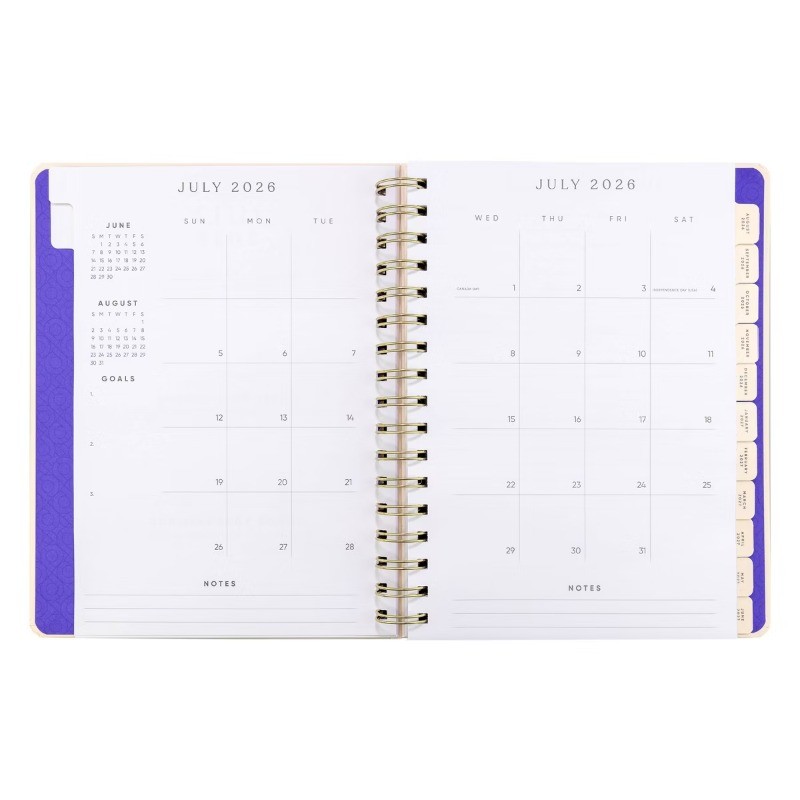 Be Rooted 7″x9″My Year My Rules Academic 12 Months Weekly/View 2026-2027 Planner
