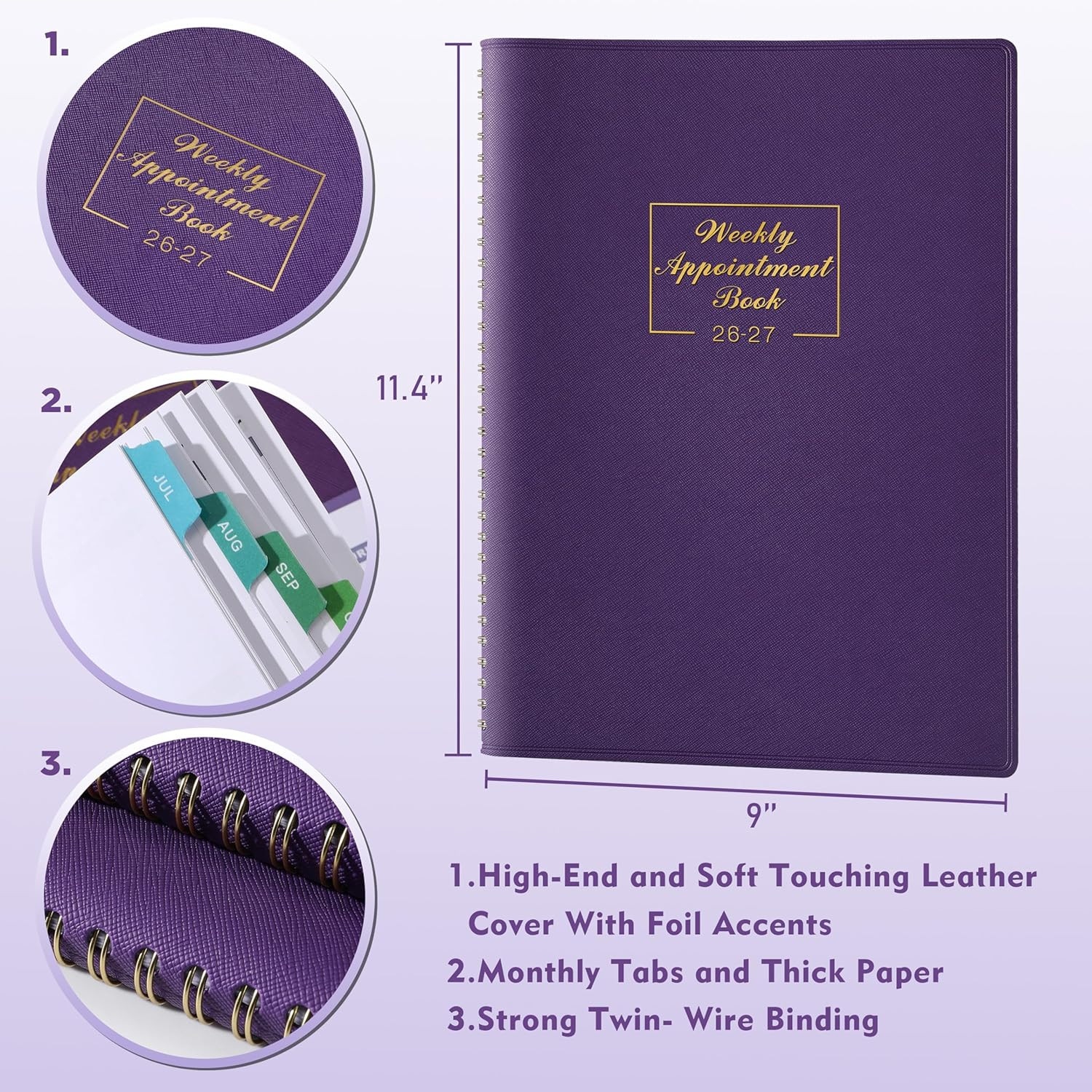2026-2027 Weekly Appointment Book – Daily Planner 2026-2027 from July 2026