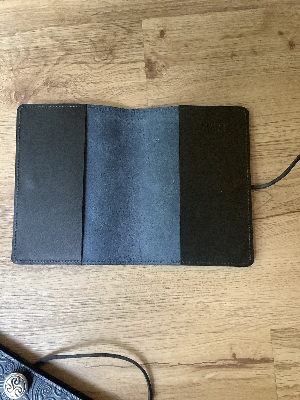 Oberon Design Triskelion Small Journal In Navy