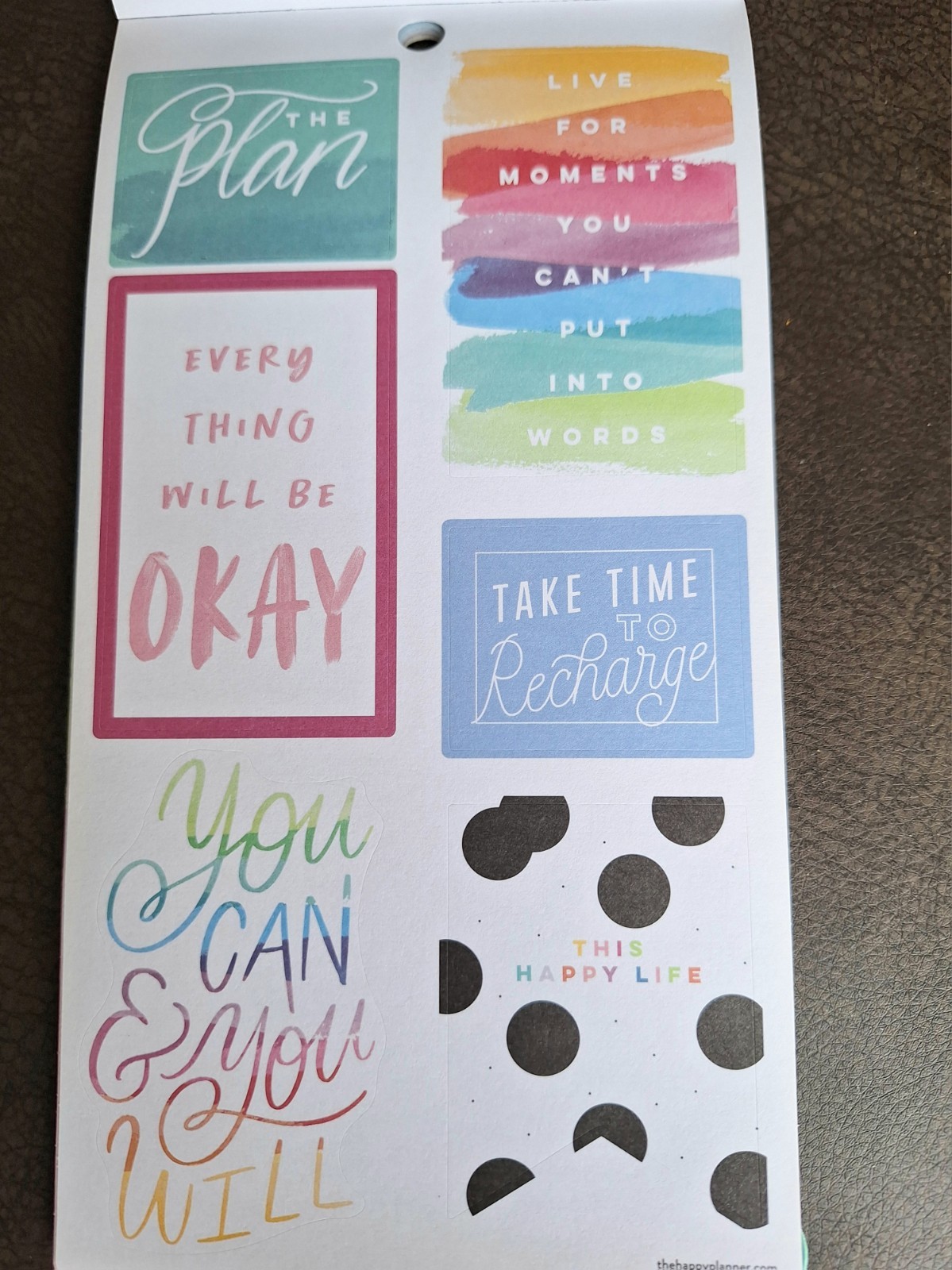 Happy Planner Value Pack Planner Stickers Color Story 625 Pcs