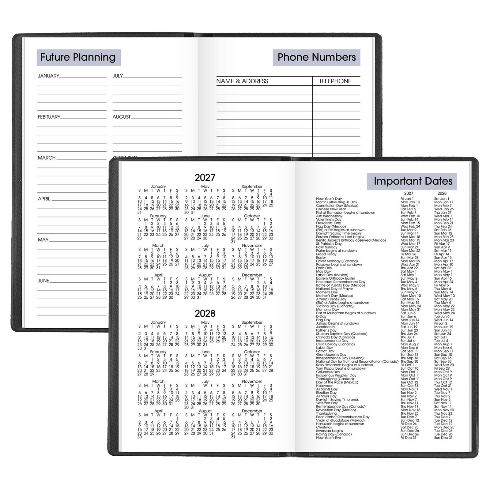 2026 At-A-Glance DayMinder SK48-00 Weekly Pocket Planner, 3-1/2 x 6″