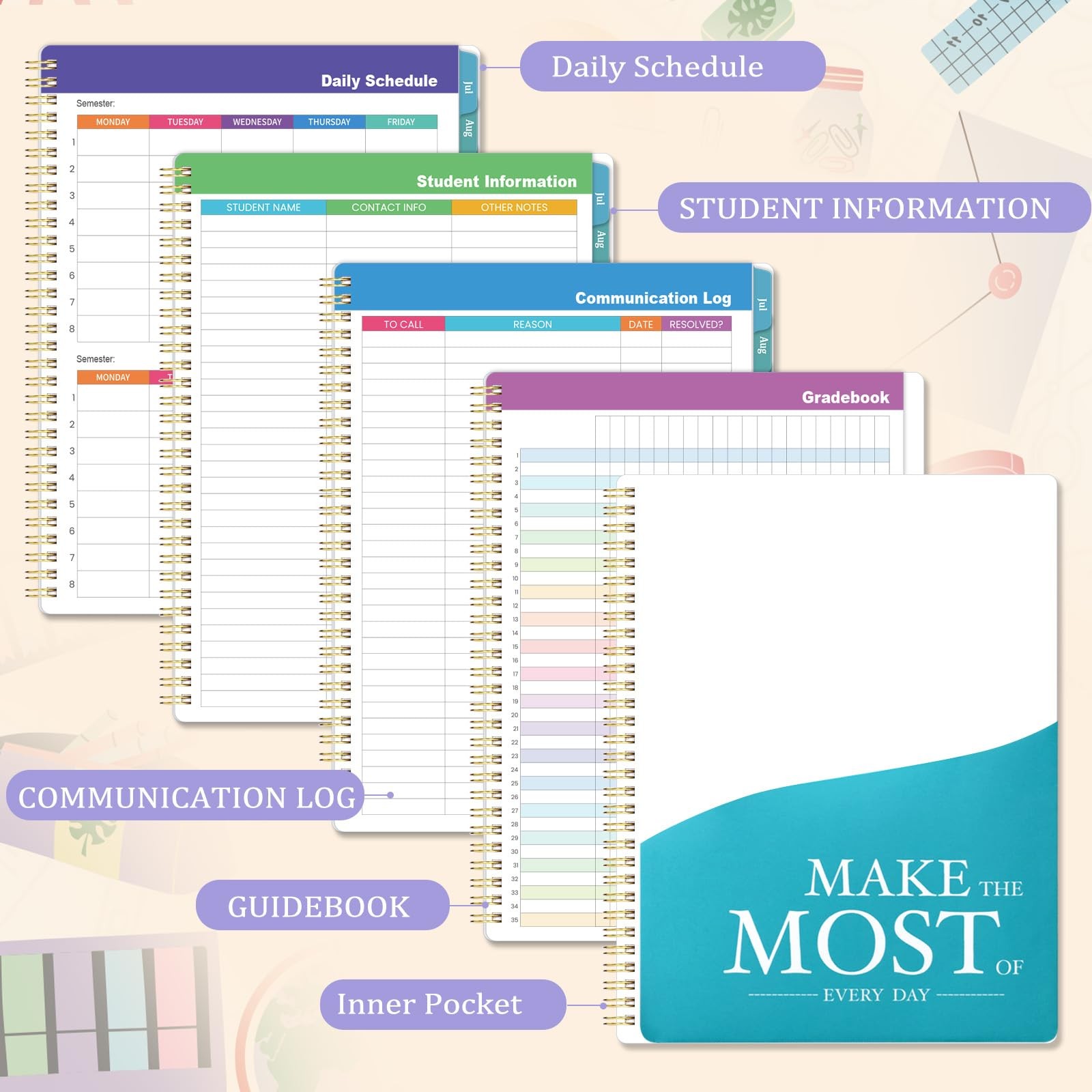 Teacher Planner 20262027 20262027 Teacher Lesson Planners from JULY 2026 JU…