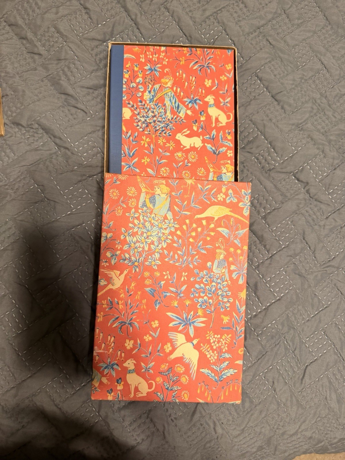 Notebook Journal NOS Red With Animals Rifle Paper Co. Menagerie Design