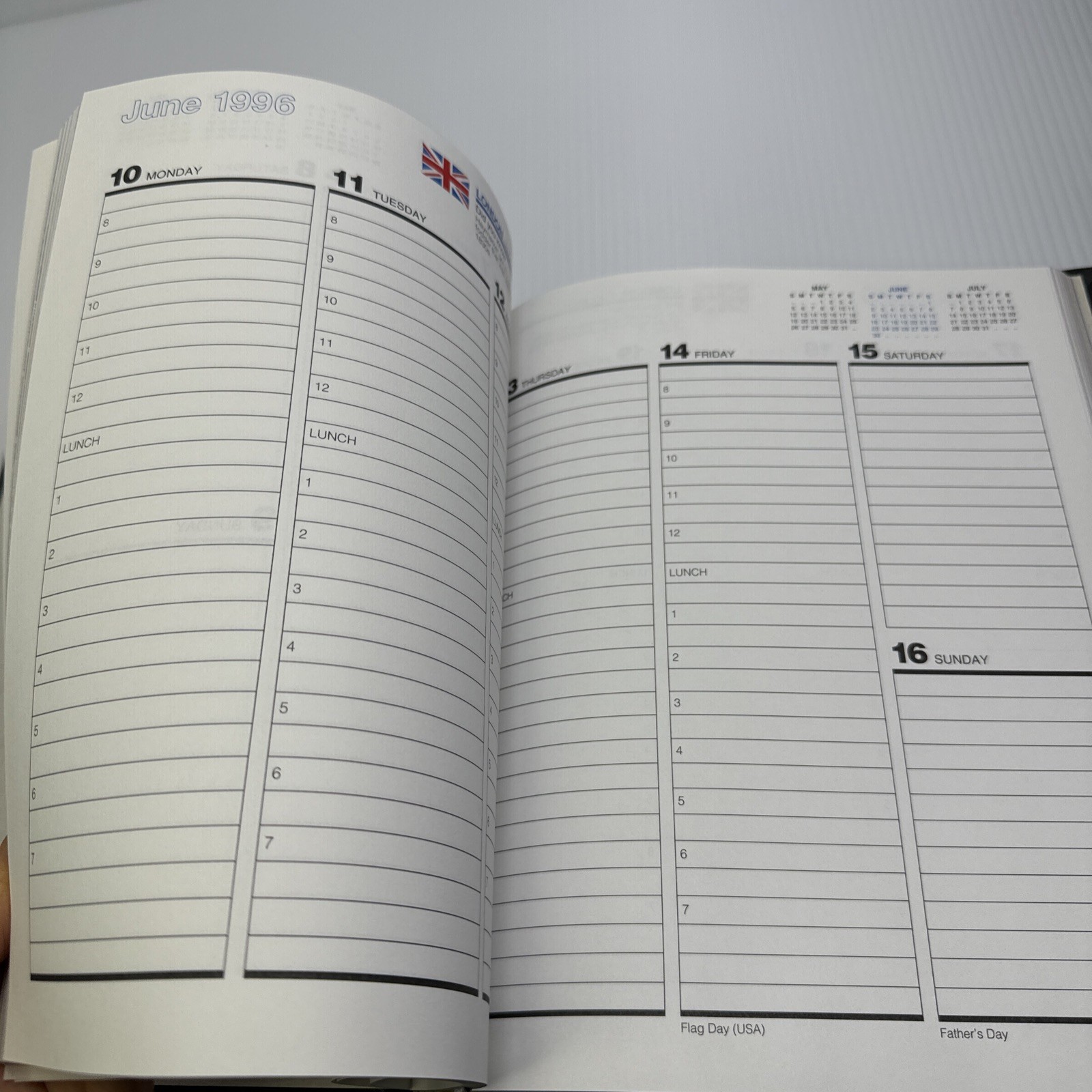 American Express Appointment Book Lot 1984-1996 Missing 1989 Twelve Hardcovers
