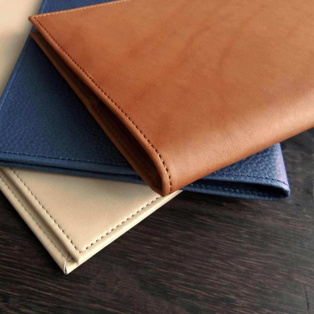 Leather A5 Book Cover for Hobonichi Cousin Notebook, Asakusa Craft, Used
