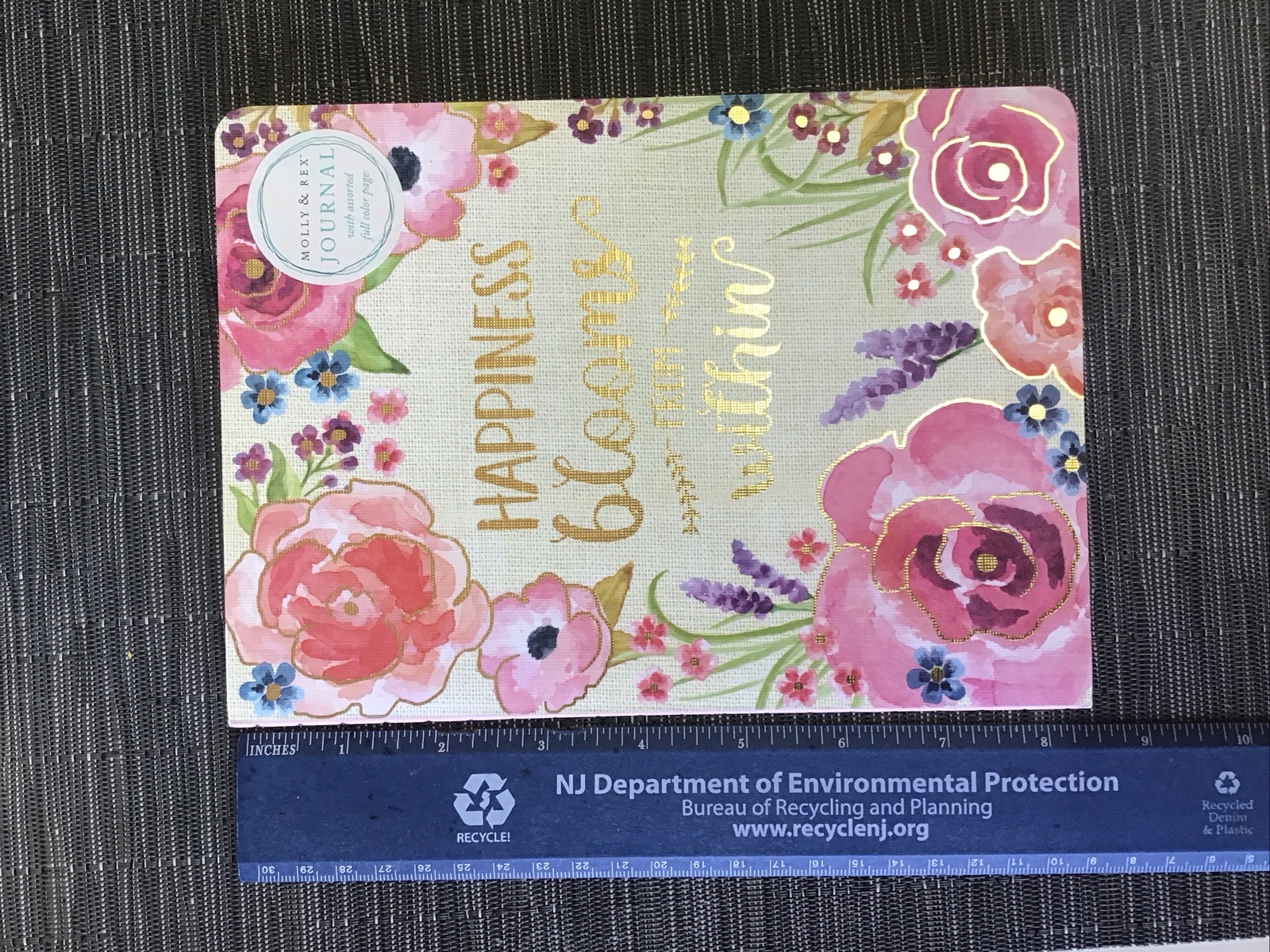 Lot 4 Floral Journals /diary/sketchbooks Lined And Unlined Blank Pages