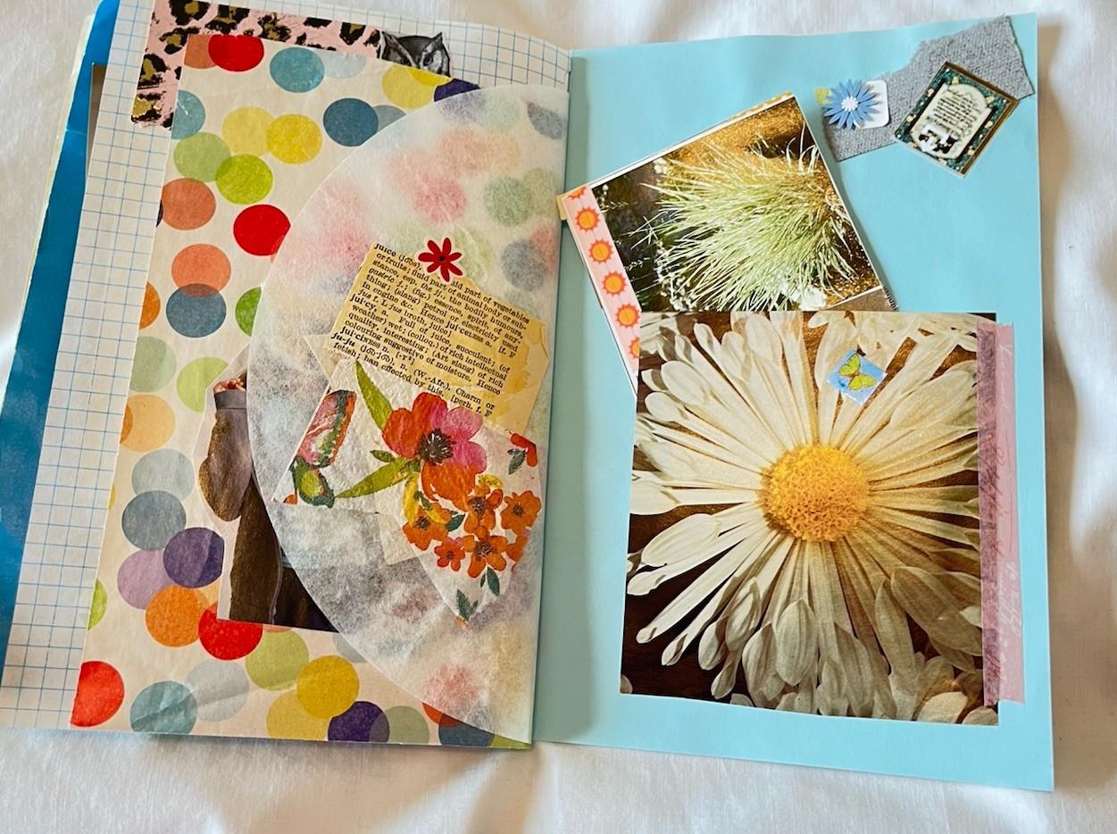 Junk Journal Cats & Dogs Theme, 6×9” Handmade, Paper Ephemera Tucks Embellished