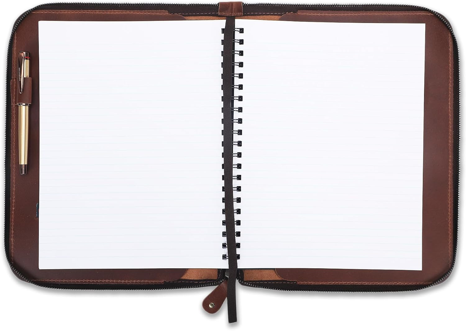 Heavy Duty Full Grain Leather Journal Cover (8.5 x 11 in.), Refillable Cahier XX