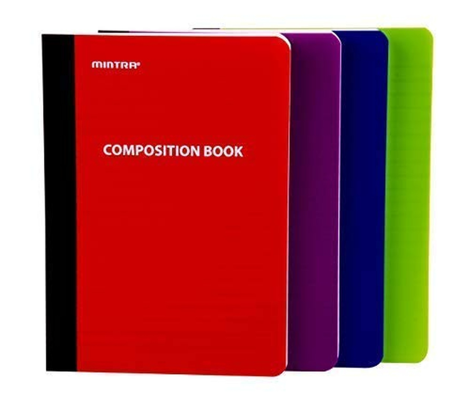 Mintra Office Mini Poly Composition Book (5in x 7in, Poly Comp) – 4 Pack