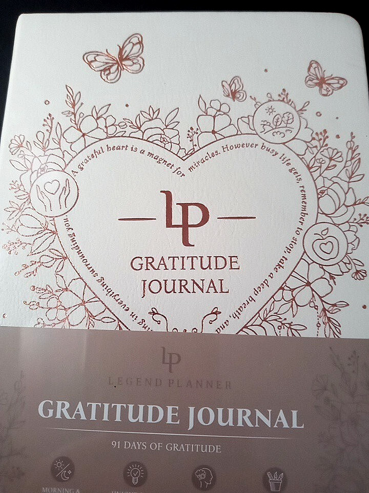 New Sealed Legend Planner Gratitude Journal 91 Days Vegan Leather Cover