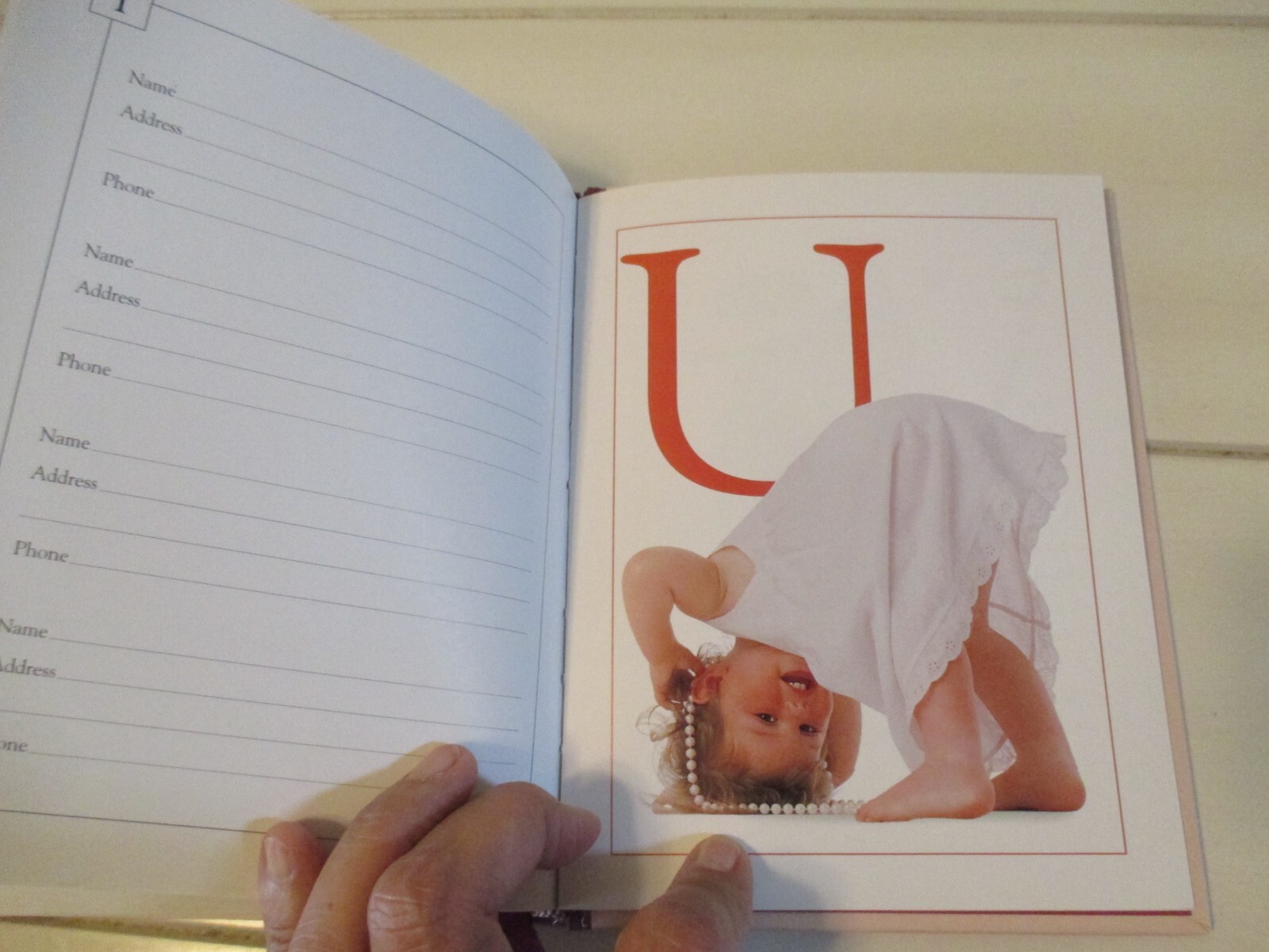 Vintage Anne Geddes 1994 Address Book 5 1/2″X 7 1/2″