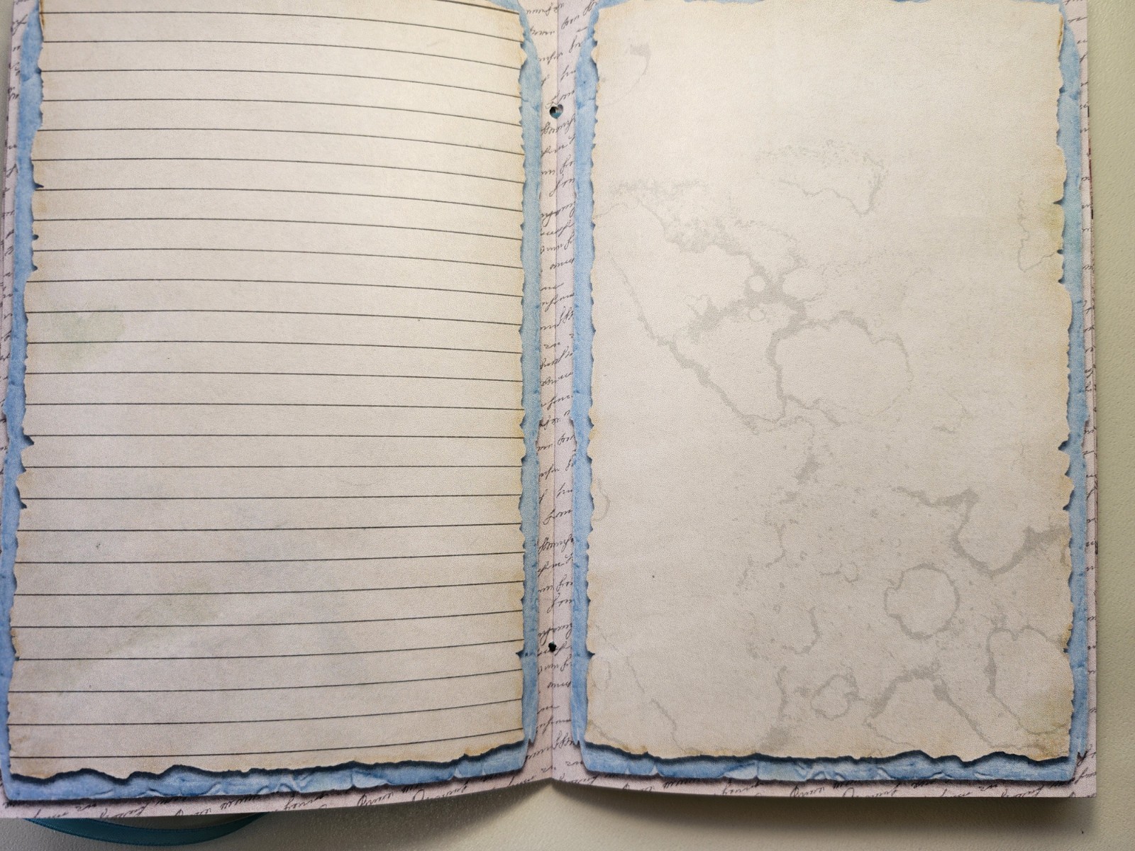 Junk Journal Blank Booklet “CHERRY BLOSSOM” HANDMADE Florals LG 5.5″x8.5″ 40pgs