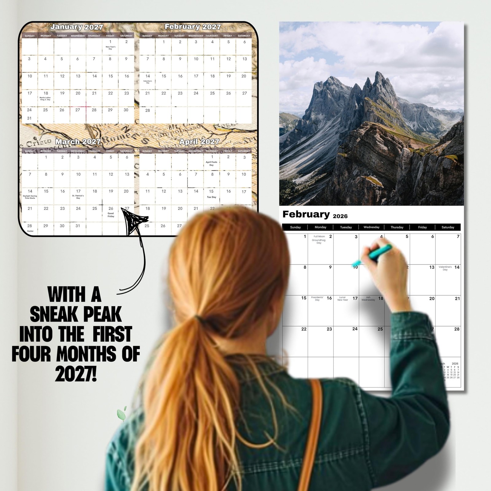 Italy 2026 Wall Calendar | Scenic Italian | Stunning Multicolor