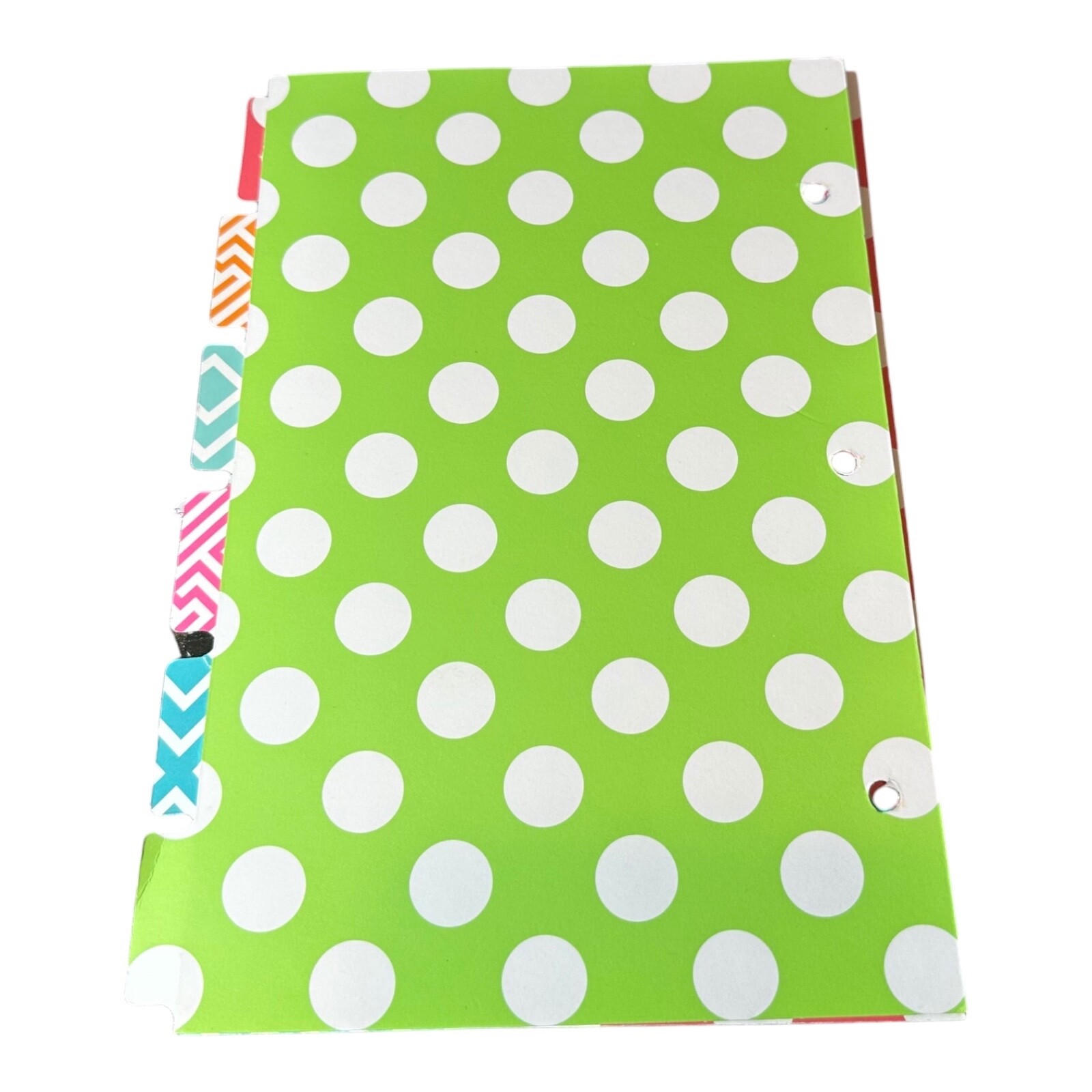 Target Set of 6 Dividers Mini 3 Ring Binder Planner Refills