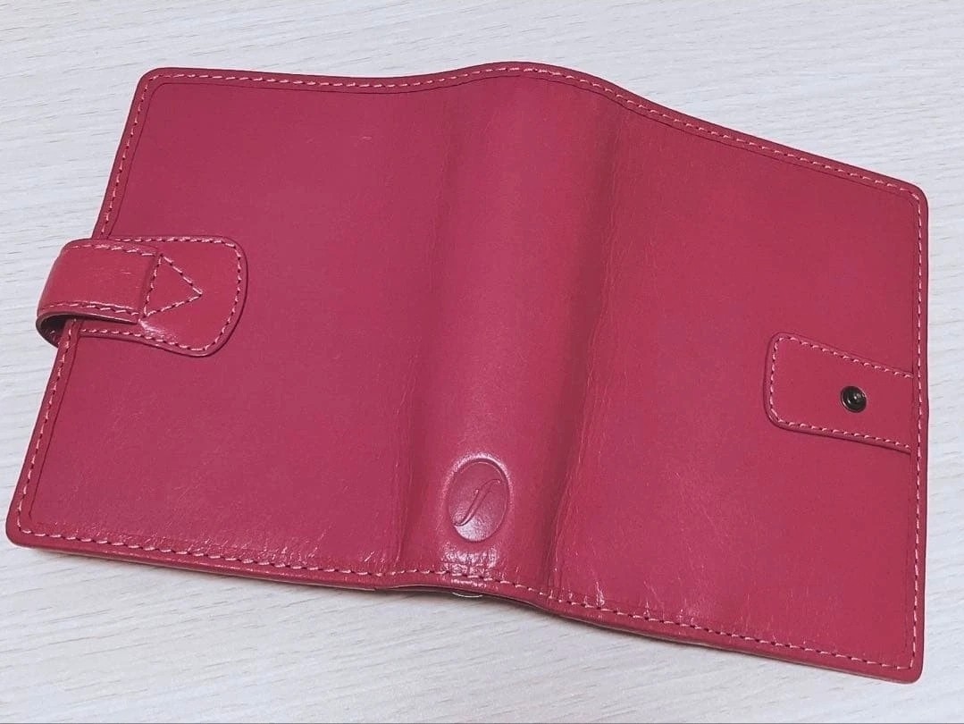 RARE Filofax Malden Pocket Organizer – Pink Fuchsia Leather – A7 Mini 6 Ring EUC
