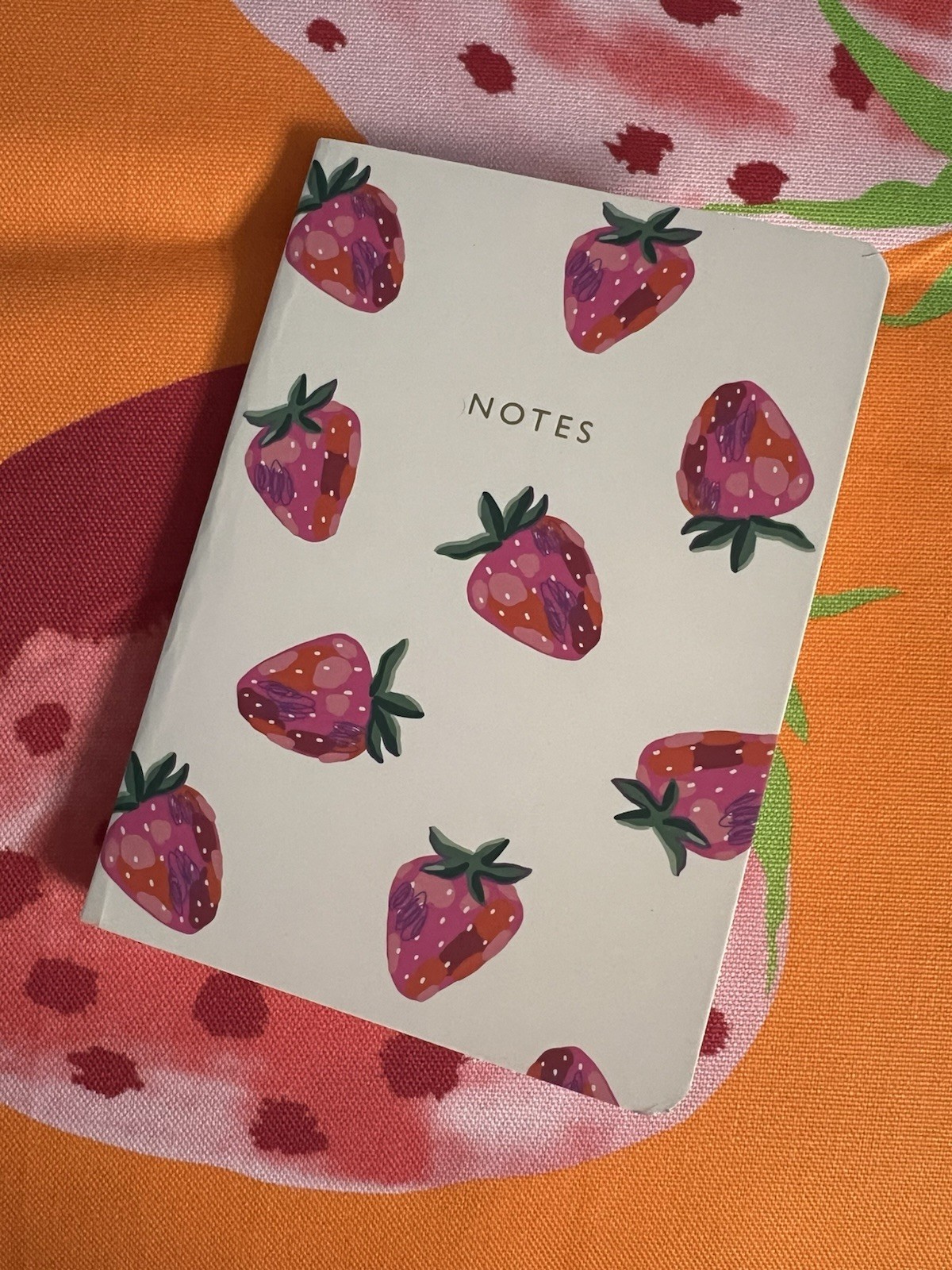 Made in the United Kingdom Acid Free Journal Strawberry 🍓 Themed Notebook Lined