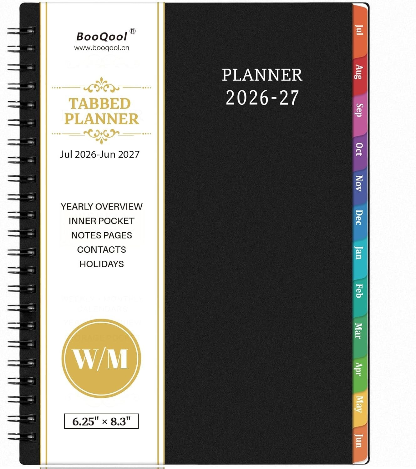 Planner 2026-2027 – July 2026 – June 2027, 2026-2027 Planner Weekly and Month…