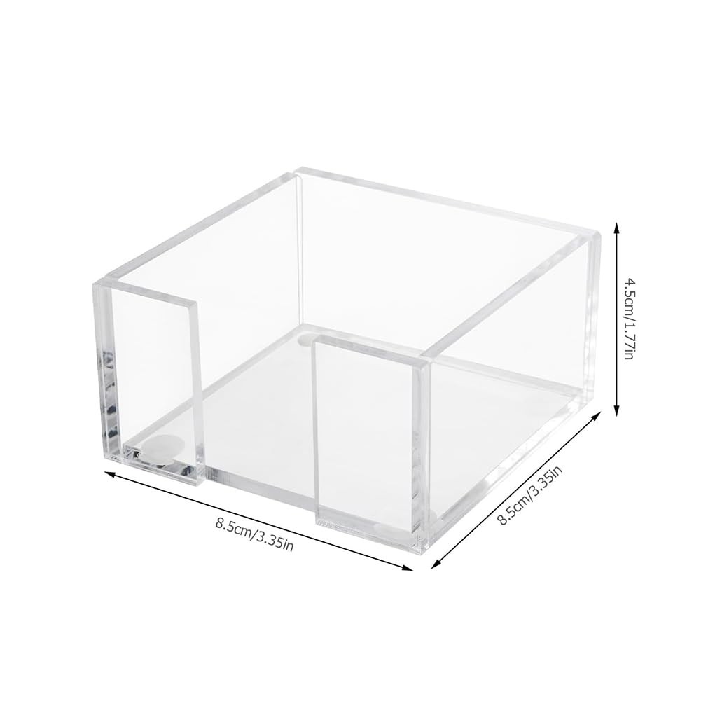 GSHLLO 2 Pcs Clear Acrylic Sticky 8.5 x x 4.5cm(L x W x H), Transparent