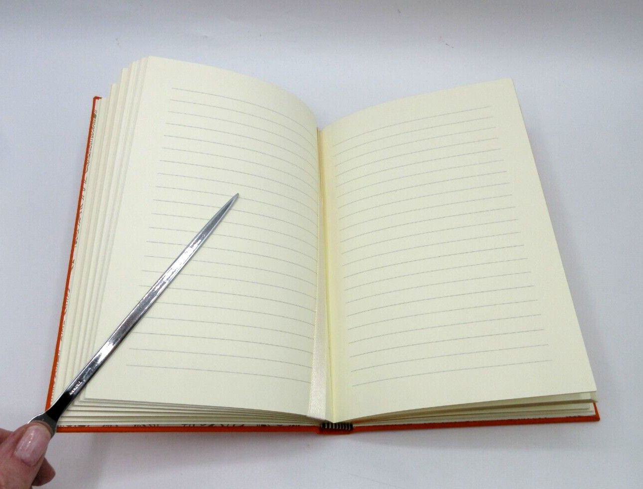 Rock of Ages Journal 8″ Hardcover 224 Lined Pages ORANGE