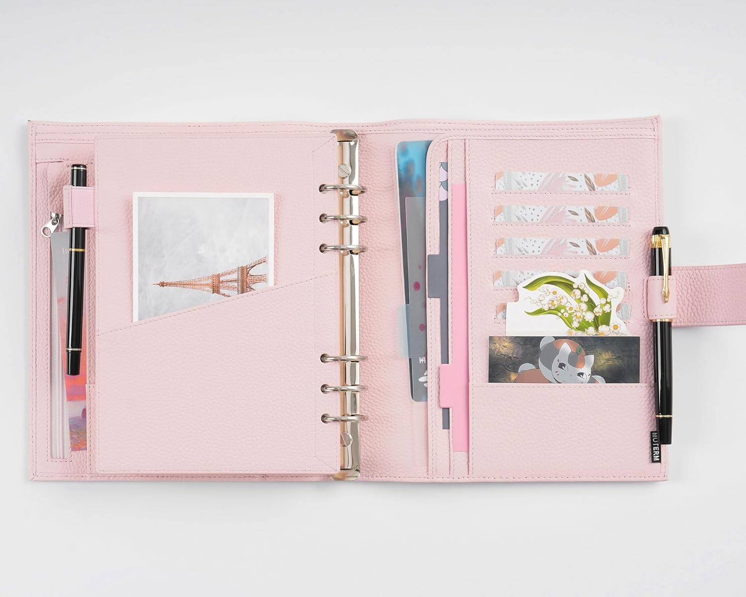 A5 Genuine Leather Rings Planner – 30mm Ring Binder