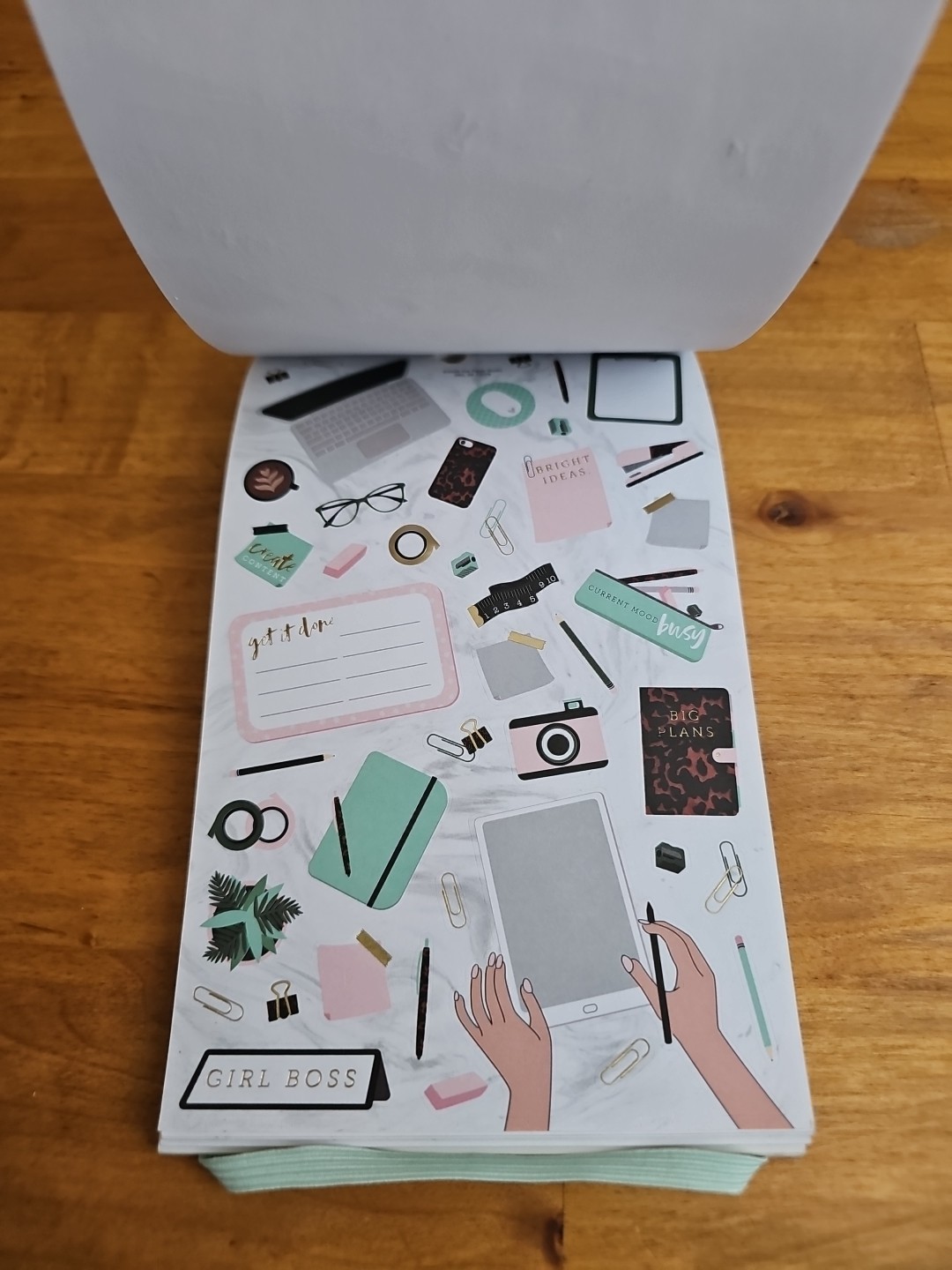 Agenda 52- Side Hustle Sticker Book 30 Sheets, 1018 Pcs Sticker