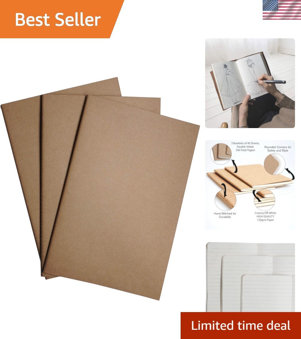 A5 Lined Travelers Notebook Insert / A5 Journal Refill | 5.5″ x 8.3″ / 14cm x…
