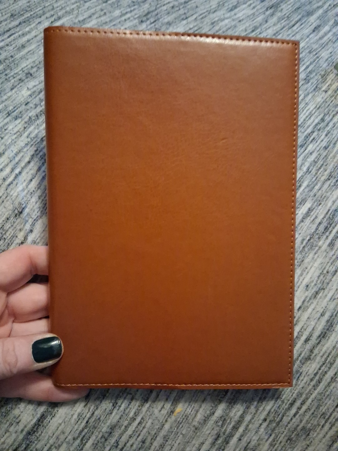 Eccolo Brown Journal 5.5×8 Vegan Leather Cover Ruled Acid Free Pages
