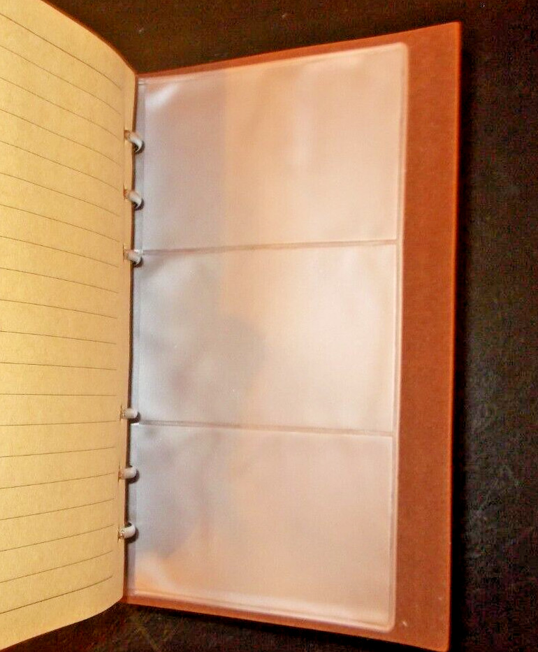 Journal Notebook 160 Pages & Refillable Faux Leather Stamped Maple Leaf 7x4x1 in