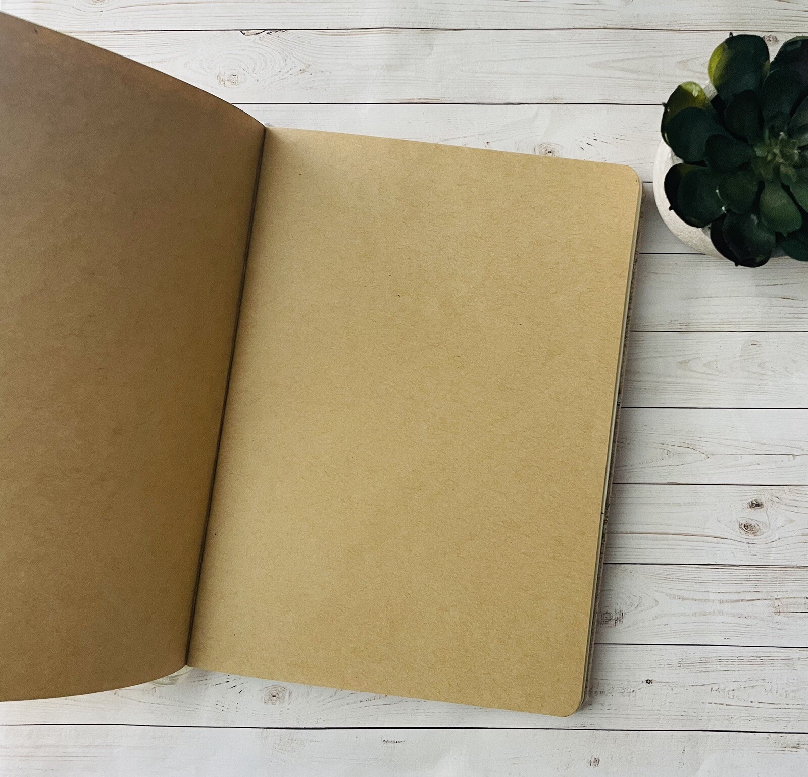 Floral Hardcover Linen Journal