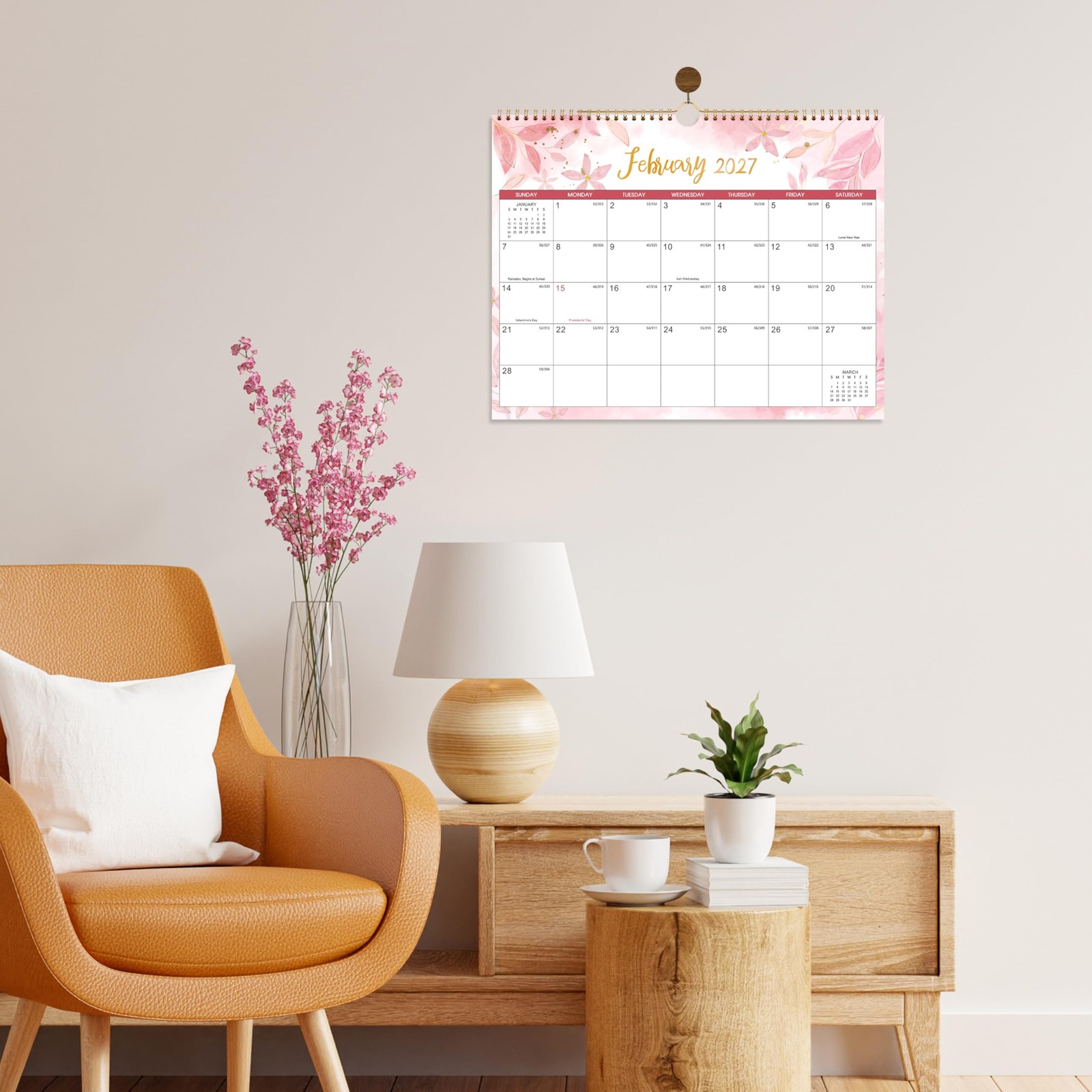2026-2027 Calendar – Wall from July 2026 to December…