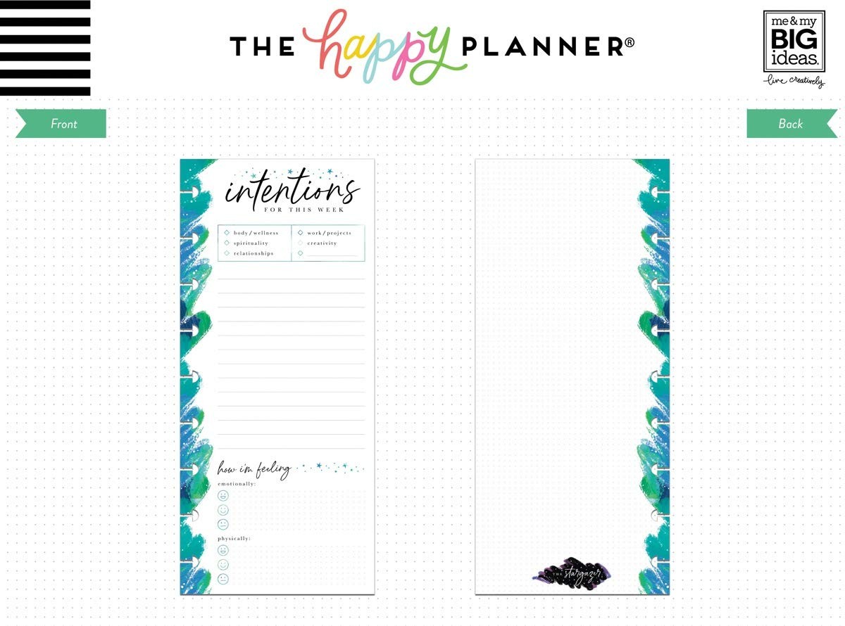 ME & MY BIG IDEAS PLANNER HALF SHEET STARGAZER