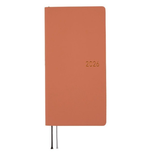 HOBONICHI TECHO 2026 Smooth weeks English Japanese PU Milk Cocoa etc. JAPAN NEW