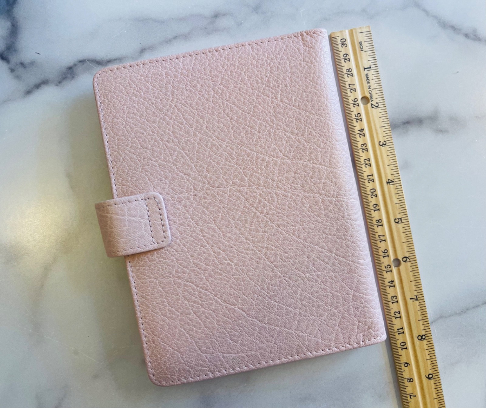 Van Der Spek B6 Codex Beautiful Leather-Parme Pink bound notebook cover
