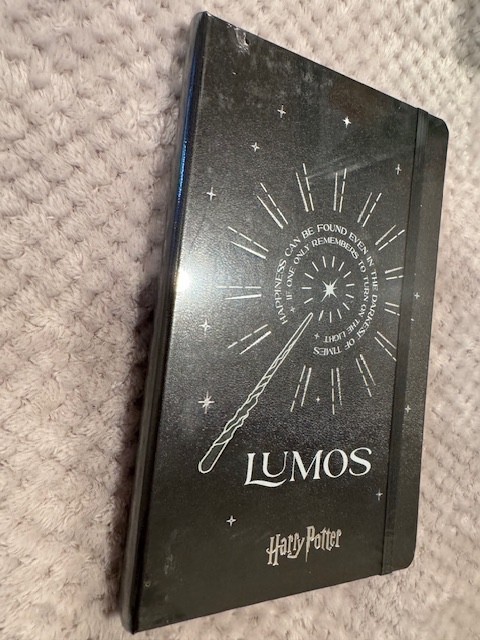 Moleskine Harry Potter Lumos Notebook Hard Cover, Ruled, Large Glow in Dark New