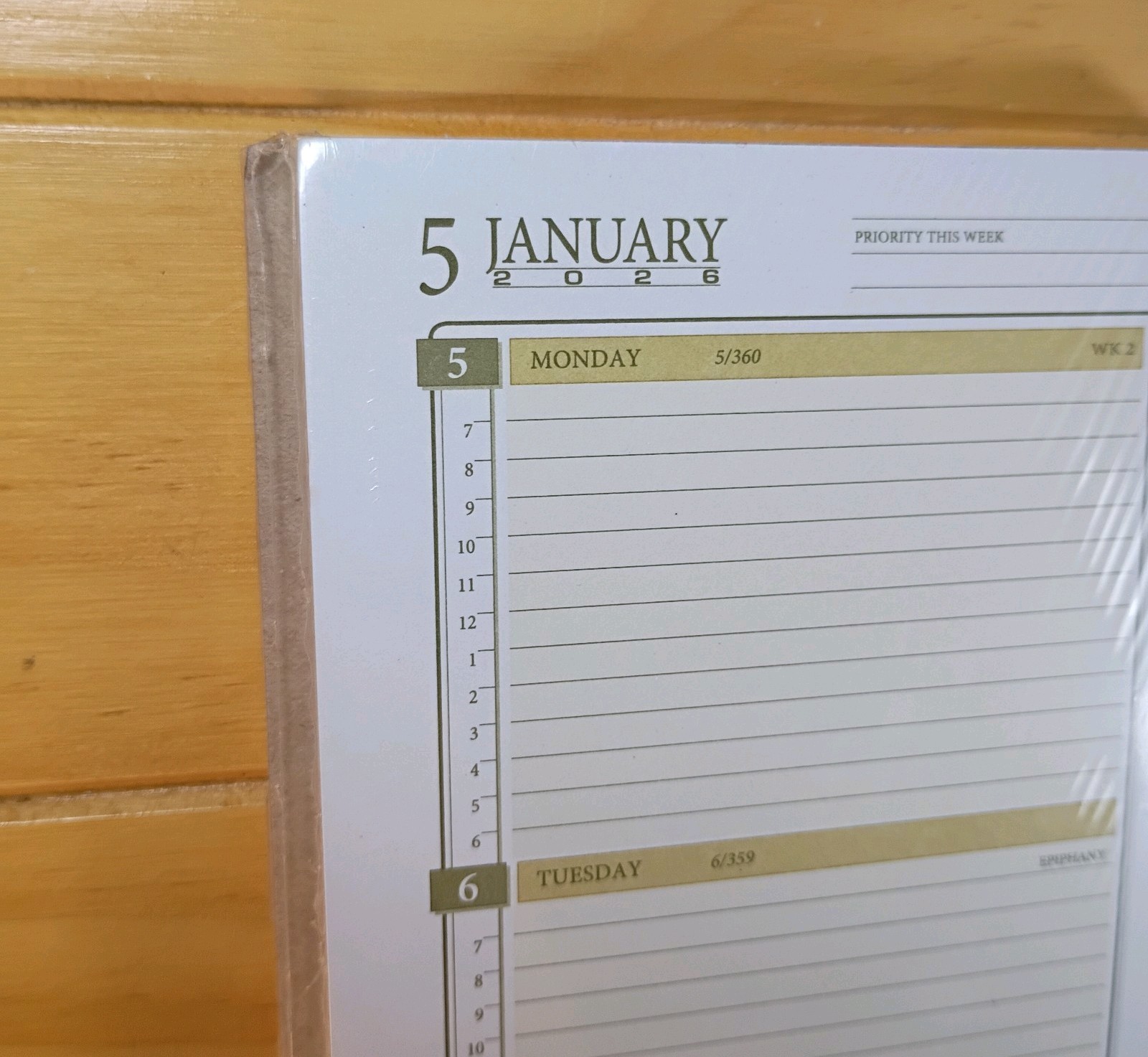 2X AT-A-GLANCE My Week 2026 Zise 3 With Monthly Calendars Item #471-285Y