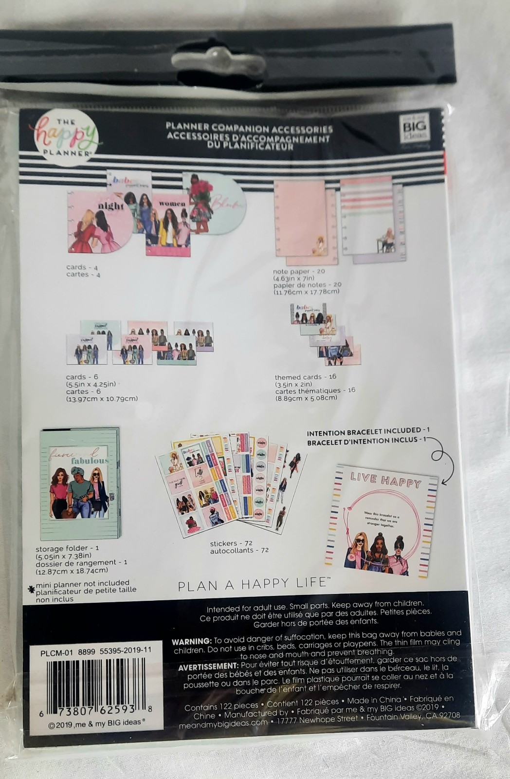 The Happy Planner Rongrong Planner Companion Accessories Lot Of 2 Size Kits 225
